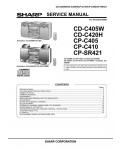 Сервисная инструкция Sharp CD-C405W CD-C420H CP-C405 CP-C410 CP-SR421