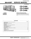Сервисная инструкция Sharp CD-C406