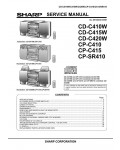 Сервисная инструкция Sharp CD-C410W, CD-C415W, CD-C420W
