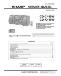 Сервисная инструкция Sharp CD-C449W CD-K449W