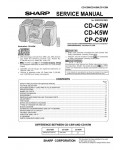 Сервисная инструкция Sharp CD-C5W, CD-K5W, CP-C5W