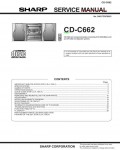 Сервисная инструкция Sharp CD-C662B