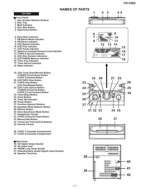 Сервисная инструкция Sharp CD-C662B