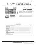 Сервисная инструкция Sharp CD-C831W