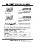 Сервисная инструкция Sharp CD-DV757W, CD-DV959W
