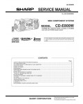 Сервисная инструкция Sharp CD-E800W