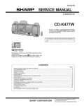 Сервисная инструкция Sharp CD-K477W