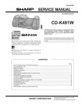 Сервисная инструкция Sharp CD-K491W