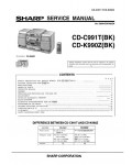Сервисная инструкция Sharp CD-K990Z, CD-C991T
