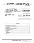 Сервисная инструкция Sharp CD-M8000W
