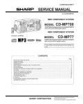 Сервисная инструкция SHARP CD-MP700, CD-MP77