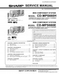 Сервисная инструкция Sharp CD-MPS660H