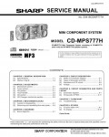 Сервисная инструкция Sharp CD-MPS777H