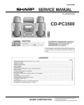 Сервисная инструкция Sharp CD-PC3500