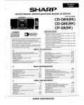 Сервисная инструкция Sharp CD-Q8, CP-Q8