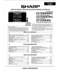 Сервисная инструкция Sharp CD-S360, CP-S360