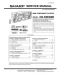 Сервисная инструкция Sharp CD-SW300H