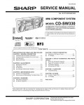 Сервисная инструкция Sharp CD-SW330