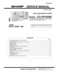 Сервисная инструкция Sharp CD-XP300W