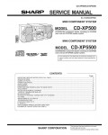 Сервисная инструкция SHARP CD-XP5500