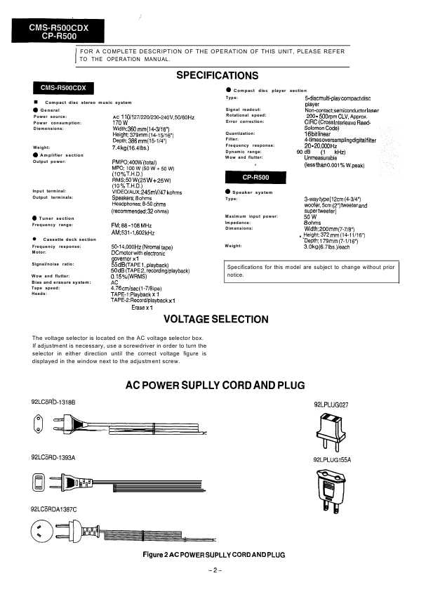 Сервисная инструкция Sharp CMS-R500CDX, CP-R500