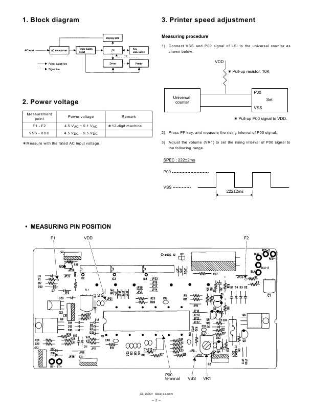 Сервисная инструкция Sharp CS-2635H