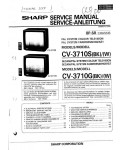 Сервисная инструкция Sharp CV-3710S