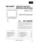 Сервисная инструкция Sharp DV-5407S