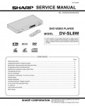 Сервисная инструкция Sharp DV-SL8W
