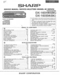 Сервисная инструкция Sharp DX-160HM-EM