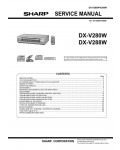 Сервисная инструкция Sharp DX-V280W, DX-V288W