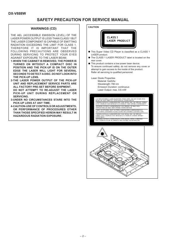 Сервисная инструкция Sharp DX-V888W