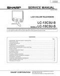 Сервисная инструкция Sharp LC-13C3U, LC-15C3U-S