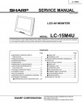 Сервисная инструкция Sharp LC-15M4U