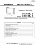 Сервисная инструкция Sharp LC-20B4U