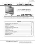 Сервисная инструкция Sharp LC-22SV6U