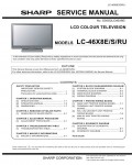 Сервисная инструкция Sharp LC-46X8RU