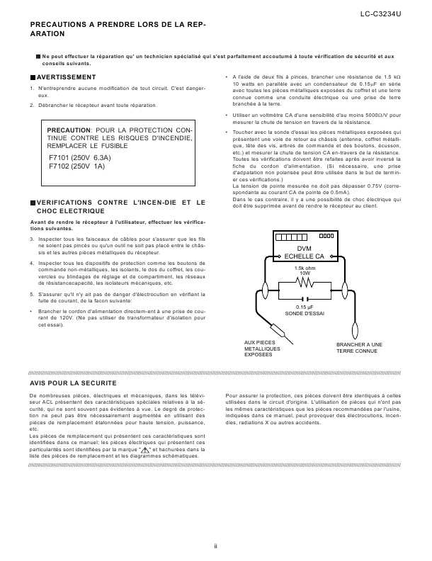 Сервисная инструкция Sharp LC-C3234U