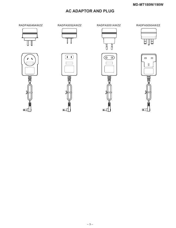 Сервисная инструкция Sharp MD-MT190W, MD-MT180W