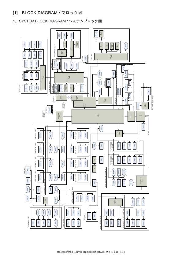 Сервисная инструкция Sharp MX-2300, MX-2700 CIRCUIT DIAGRAMS