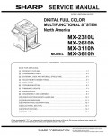 Сервисная инструкция Sharp MX-2310U, 2610N, 3110N, 3610N