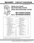 Сервисная инструкция Sharp MX-B382SC, B402SC, C382SC, C402SC CIRCUIT DIAGRAMS