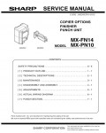 Сервисная инструкция Sharp MX-FN14, PN10