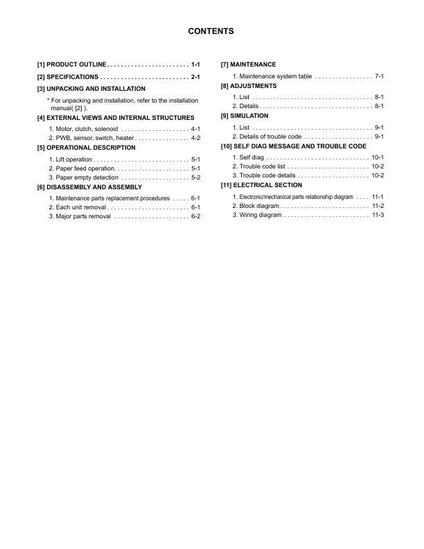 Сервисная инструкция Sharp MX-LCX6