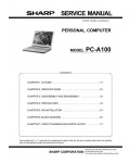 Сервисная инструкция Sharp PC-A100