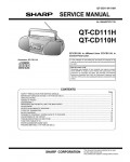 Сервисная инструкция Sharp QT-CD110H, QT-CD111H