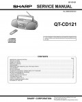 Сервисная инструкция Sharp QT-CD121