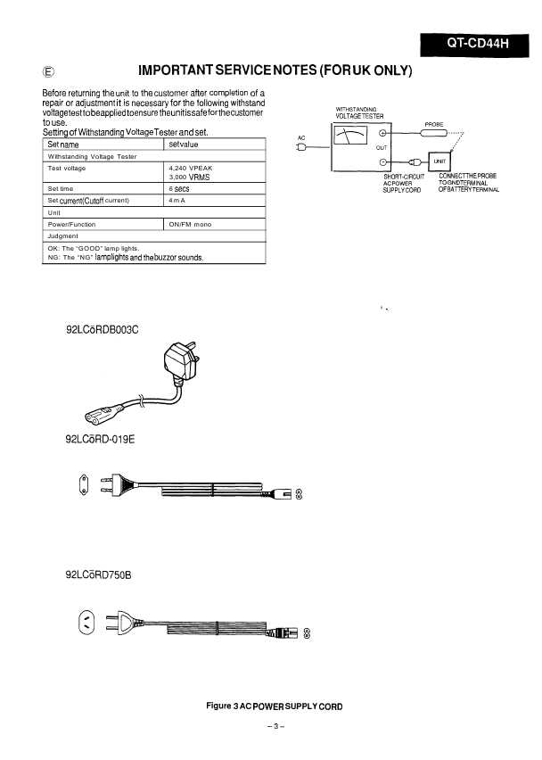 Сервисная инструкция Sharp QT-CD44H