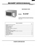 Сервисная инструкция Sharp R-2197