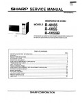 Сервисная инструкция Sharp R-4H55, R-4X55